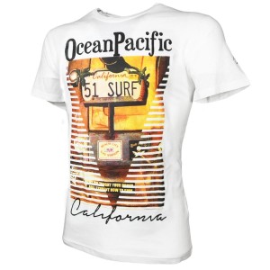 t-shirt bianca california surf ocean pacific Ocean Pacific - 2