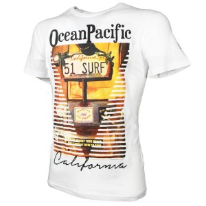 t-shirt bianca california surf ocean pacific Ocean Pacific - 2