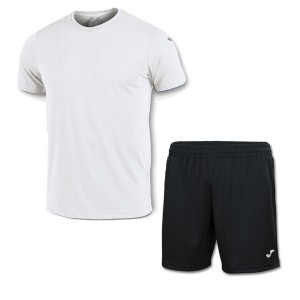 WHITE/BLACK T-SHIRTS AND SHORTS JOMA JOMA - 1