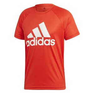 t-shirt logo rossa adidas ADIDAS - 1