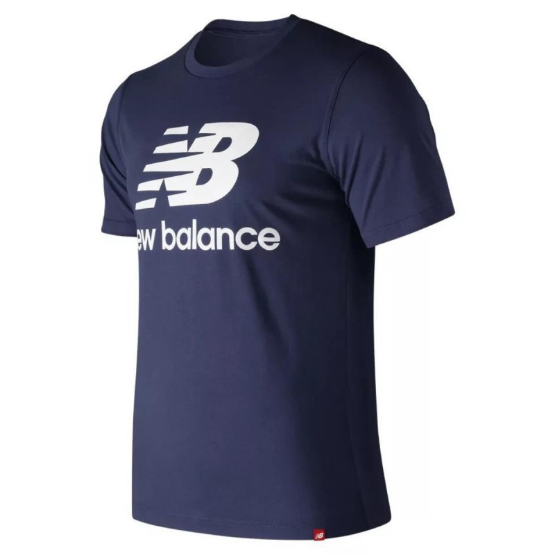 t-shirt navy essential new balance NEW BALANCE - 1