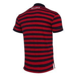 POLO RIGATA NAVY ROSSA BFC BOLOGNA MACRON - 2