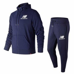 tuta full zip blu con cappuccio new balance NEW BALANCE - 1