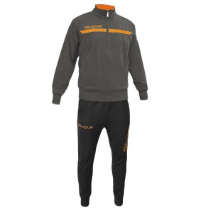 GIVOVA SPORT GREY/ORANGE TRACKSUIT GIVOVA - 1