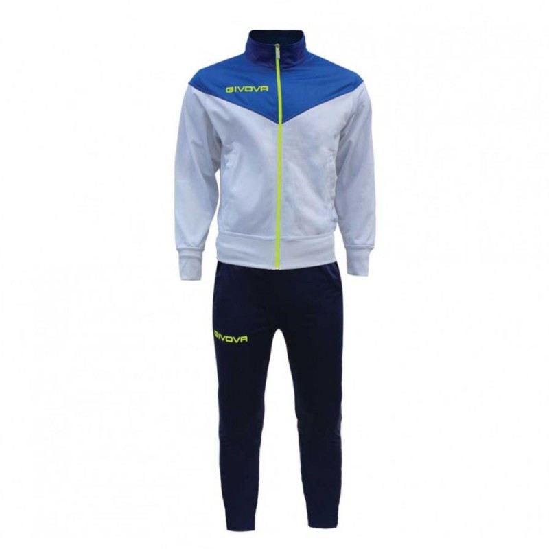 GIVOVA LIGHT BLUE/YELLOW FLUO VENEZIA TRACKSUIT GIVOVA - 1