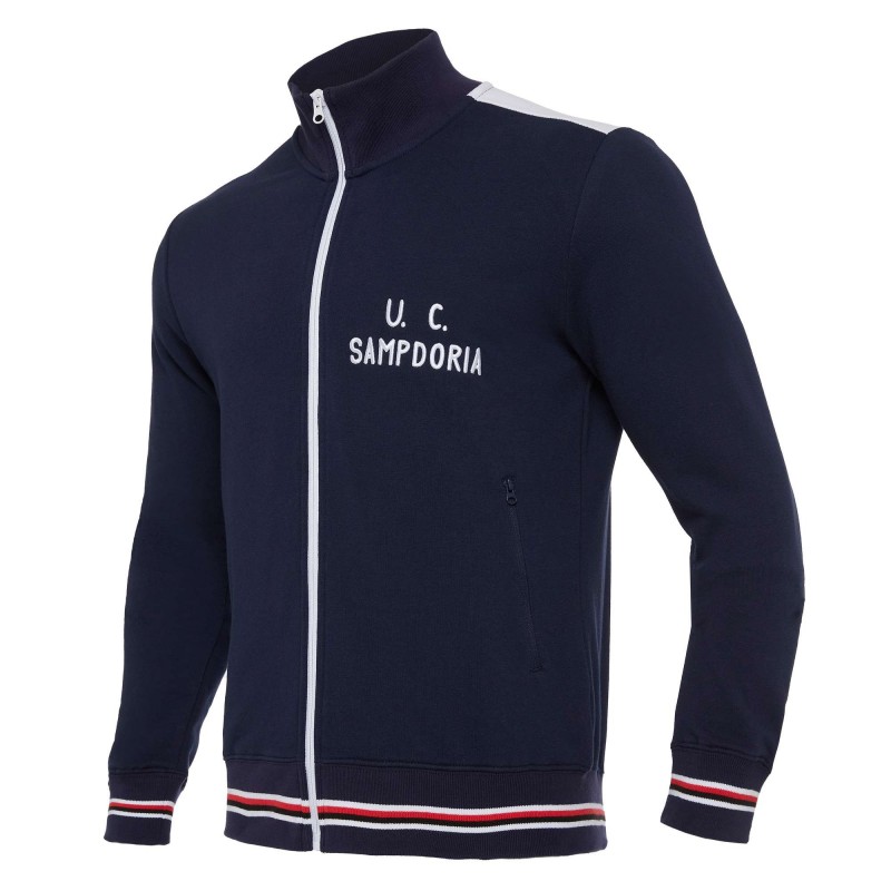 GIACCA A VENTO ROSSA/NAVY CAGLIARI MACRON - 1