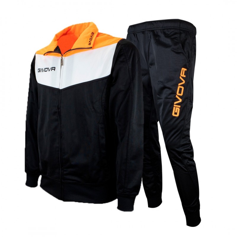 GIVOVA CAMPO BLACK/ORANGE TRACKSUIT GIVOVA - 1