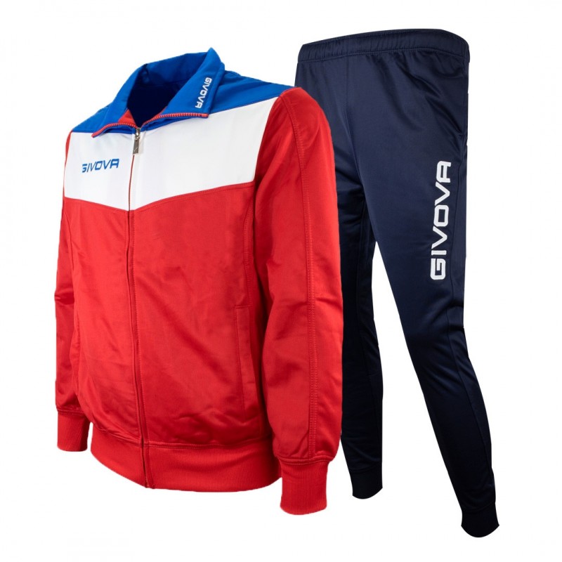 tuta campo givova rosso/azzurro GIVOVA - 1
