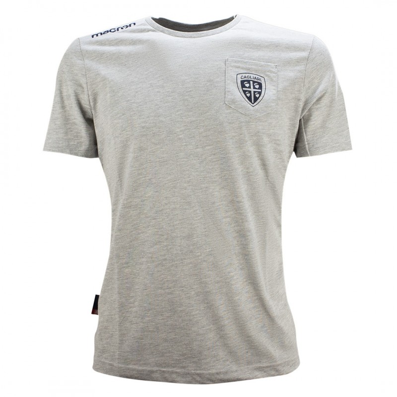 T-SHIRT CAGLIARI A STRISCE GDR 2019/2020 MACRON - 1