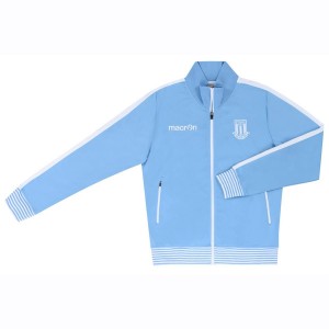 FELPA AZZURRA FULL ZIP STOKE CITY MACRON - 1