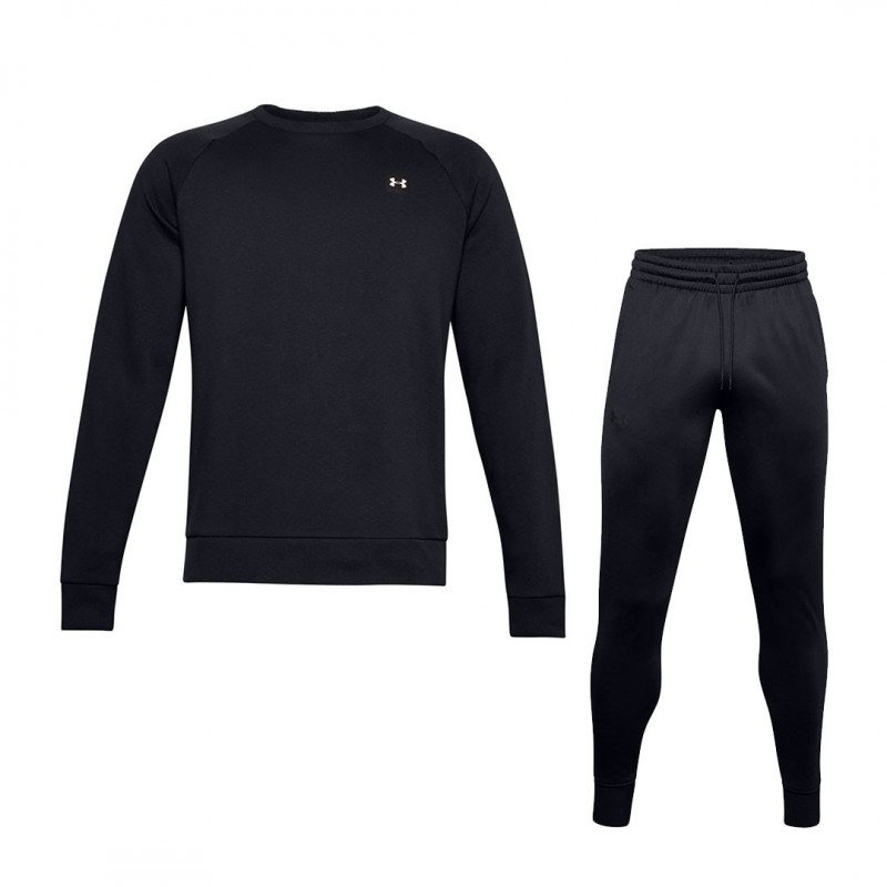 BLACK FULL ZIP TRACKSUIT UNDER ARMOR UNDER ARMOUR - 1