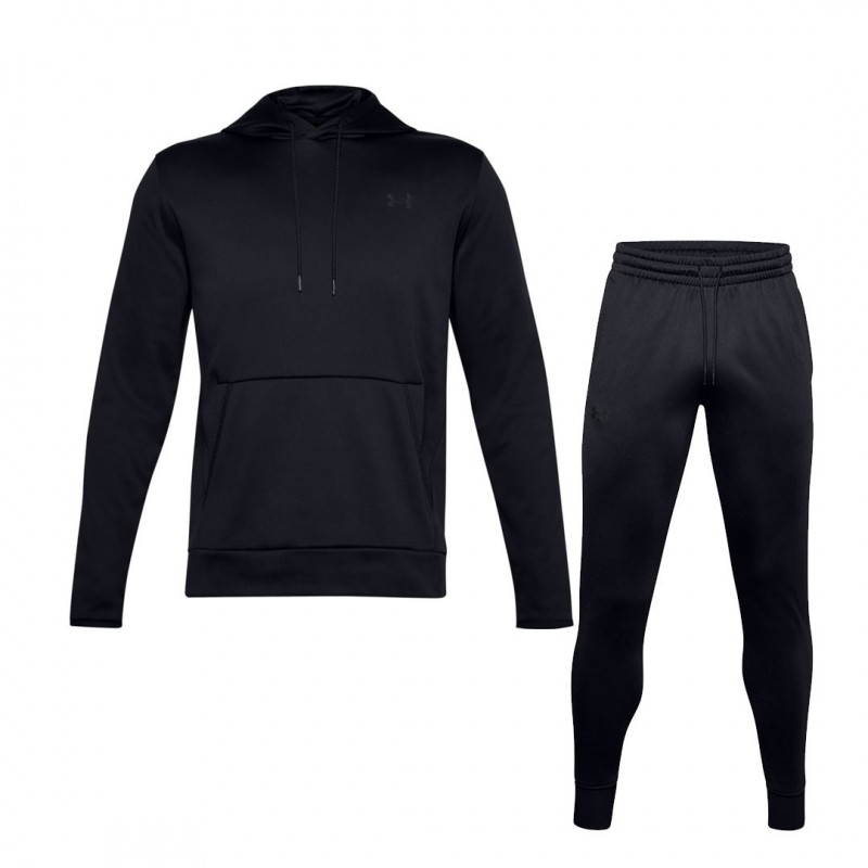 BLACK FULL ZIP TRACKSUIT UNDER ARMOR UNDER ARMOUR - 1