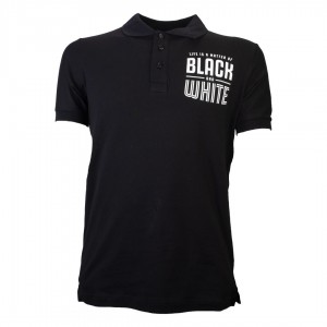 POLO JUVENTUS NERA BLACK AND WHITE MIGLIARDI - 1