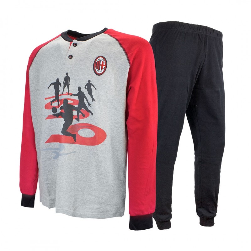 PIGIAMA LUPETTO NERO JUVENTUS PLANETEX - 1