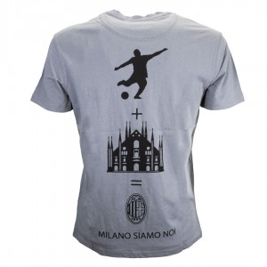 T-SHIRT MILAN ESTIVA GRIGIO CHIARO MIGLIARDI - 2