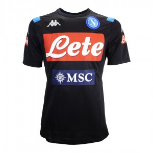 SSC NAPOLI TRAINING T-SHIRT BLACK 2019/2020 Kappa - 1