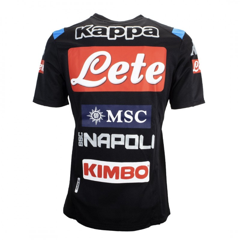 SSC NAPOLI TRAINING T-SHIRT BLACK 2019/2020