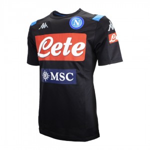 SSC NAPOLI TRAINING T-SHIRT BLACK 2019/2020 Kappa - 3
