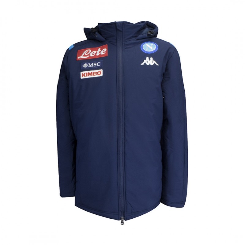 NAPOLI TEAM LIGHT BLUE JACKET WITH HOOD Kappa - 1