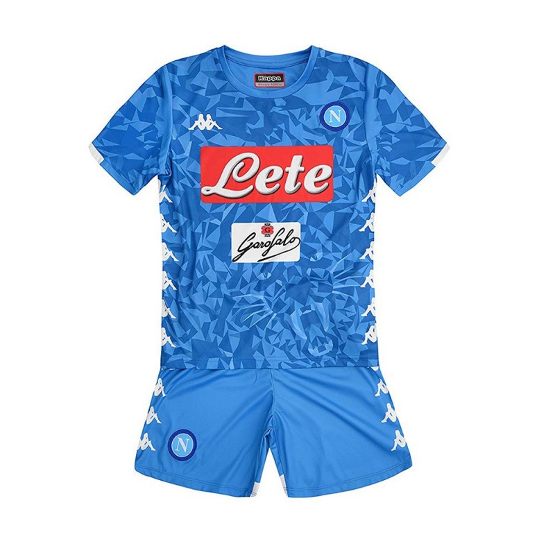 KIT AZZURRO HOME BAMBINO SSC NAPOLI 2018/2019 Kappa - 1