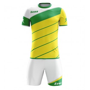 KIT CALCIO ZEUS LYBRA UOMO GIALLO/VERDE ZEUS - 1