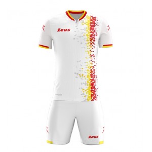 KAPPA WHITE/BLACK FOOTBALL KIT KIDS ZEUS - 1