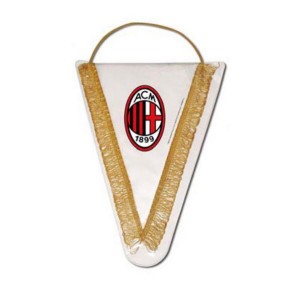 GAGLIARDETTO TRIANGOLARE LOGO AC MILAN GIEMME - 1