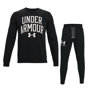 TUTA FELPATA UNDER ARMOUR NERA GIROCOLLO UNDER ARMOUR - 1