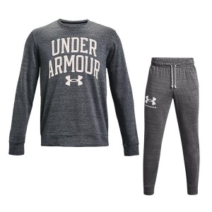 TUTA FELPATA UNDER ARMOUR GRIGIA GIROCOLLO UNDER ARMOUR - 1