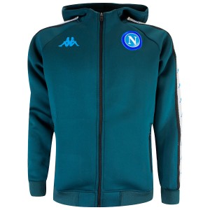 FELPA NAPOLI CON CAPPUCCIO VERDE 2020/2021 Kappa - 1