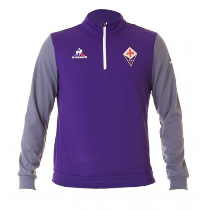 FELPA MEZZA ZIP BAMBINO FIORENTINA LE COQ SPORTIF - 1