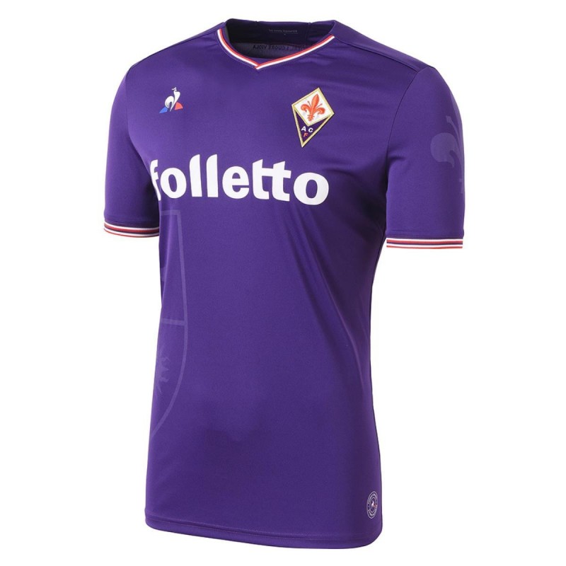 MAGLIA HOME BAMBINO FIORENTINA 2017/2018 LE COQ SPORTIF - 1