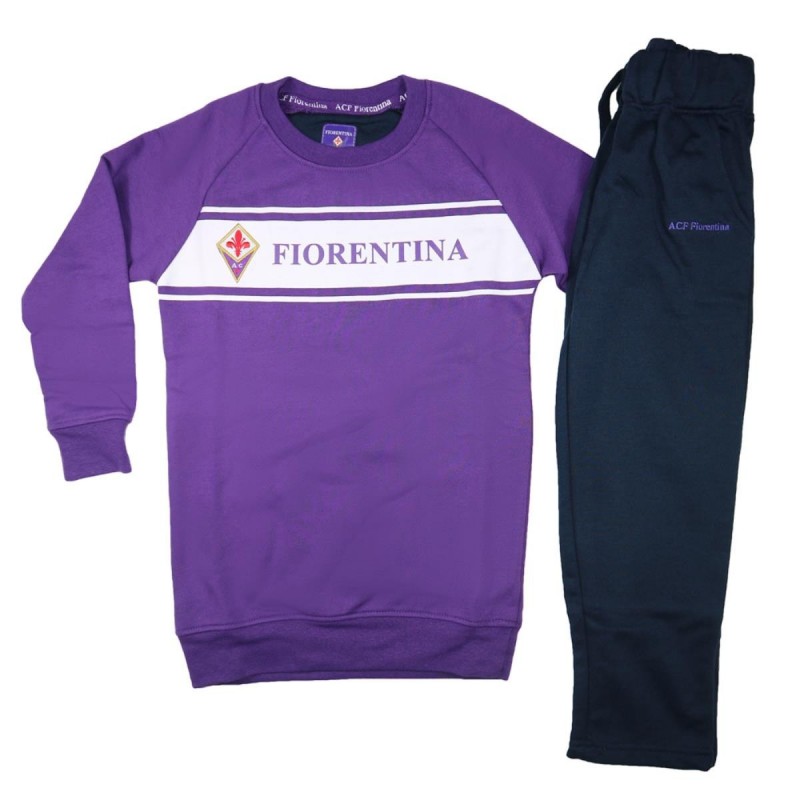 PIGIAMA VIOLA BAMBINO FIORENTINA AMISTAD - 1