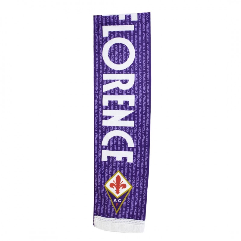 FIORENTINA VIOLET AND WHITE SCARF GIEMME - 1