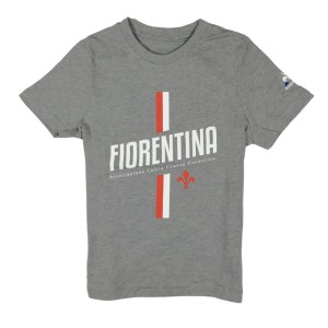 T-SHIRT GRIGIA BAMBINO FIORENTINA LE COQ SPORTIF - 1