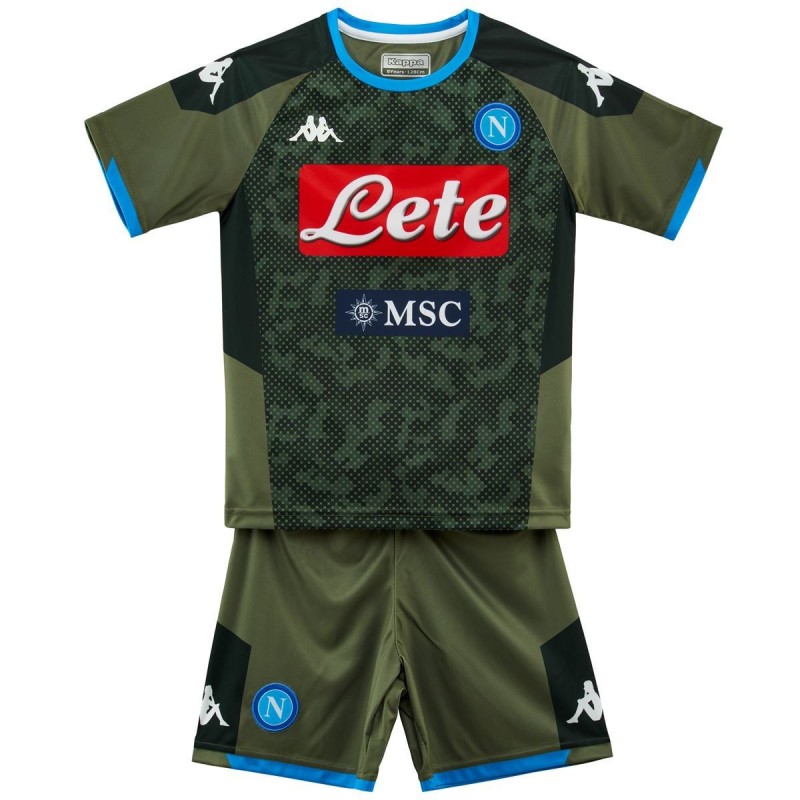 KIT VERDE AWAY BAMBINO SSC NAPOLI 2019/2020 Kappa - 1