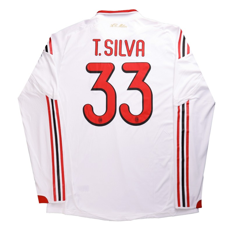 maglia away milan adidas ml 2009/2010 thiago silva 33 ADIDAS - 1