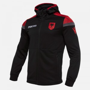 giacca nera albania euro 2020 MACRON - 1