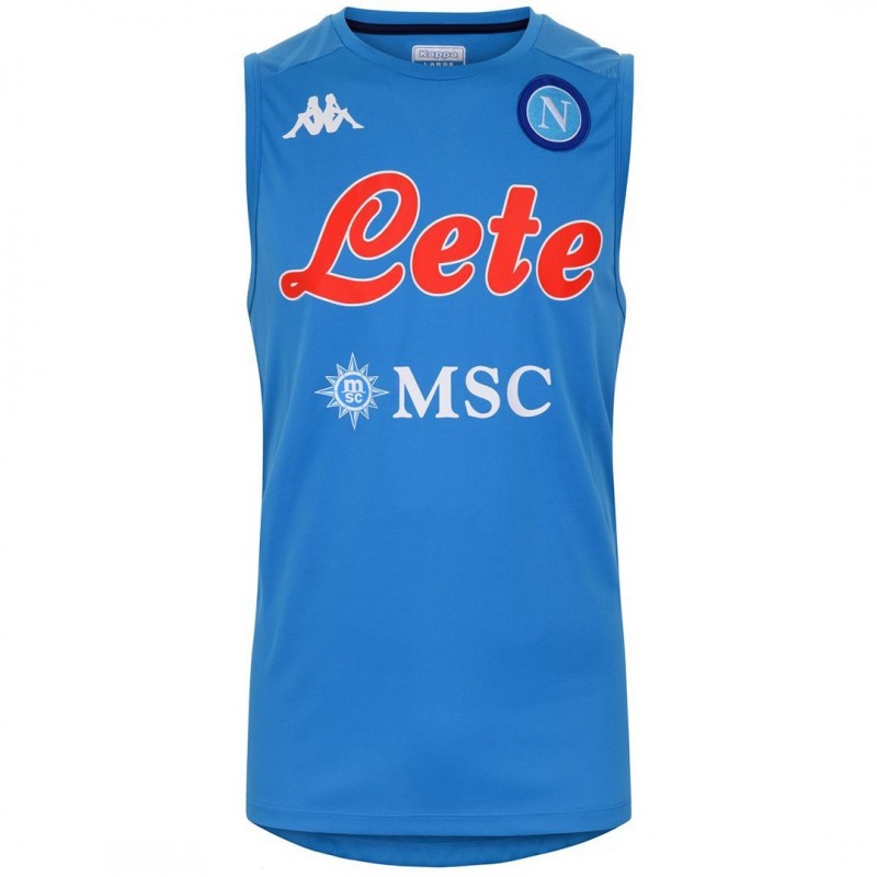 CANOTTA NAPOLI ALLENAMENTO AZZURRA 2020 2021