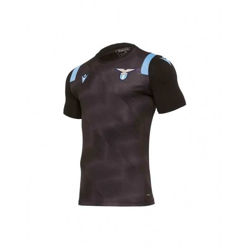 SS LAZIO POLO 115 Y NERA CELESTE MACRON - 1