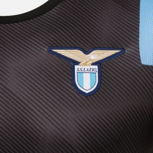 SS LAZIO POLO 115 Y NERA CELESTE MACRON - 3