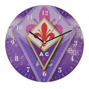 OROLOGIO DA PARETE ROTONDO IN PLEXIGLASS FIORENTINA GIEMME - 1
