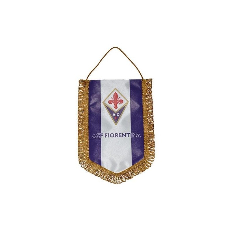 GAGLIARDETTO PENTAGONALE LOGO FIORENTINA GIEMME - 1