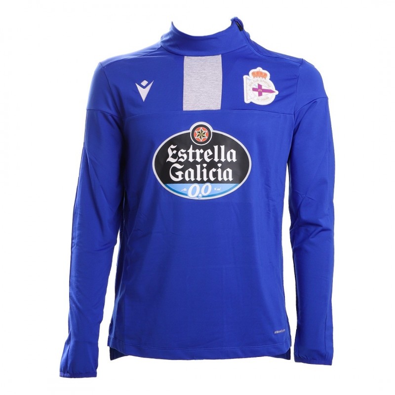 BRESCIA BLUE TRAINING SWEATSHIRT 2019/2020 MACRON - 1