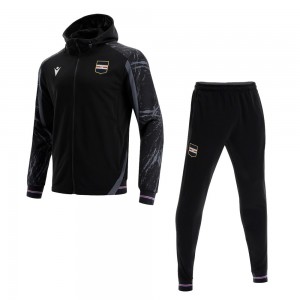 SAMPDORIA WHITE HOODED JACKET MACRON - 1