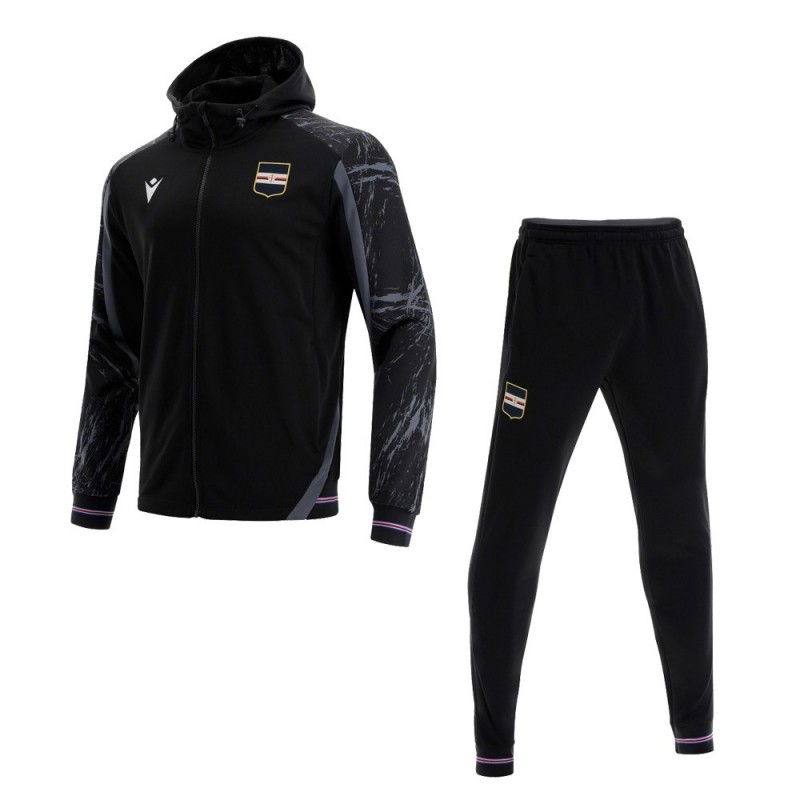 SAMPDORIA WHITE HOODED JACKET MACRON - 1