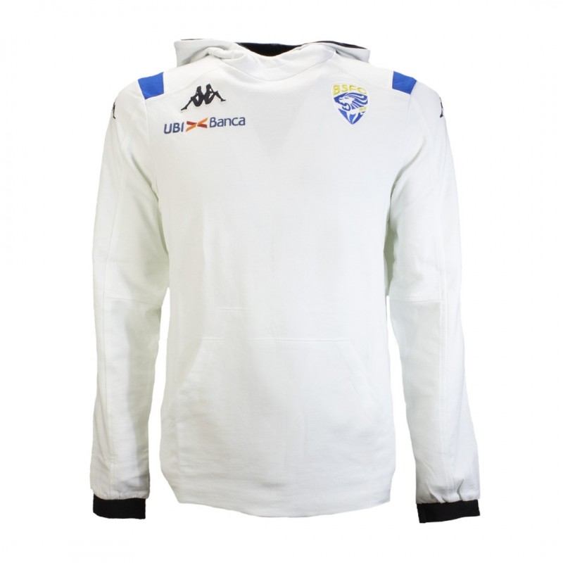 FELPA BRESCIA CON CAPPUCCIO BIANCA 2019/2020 Kappa - 1