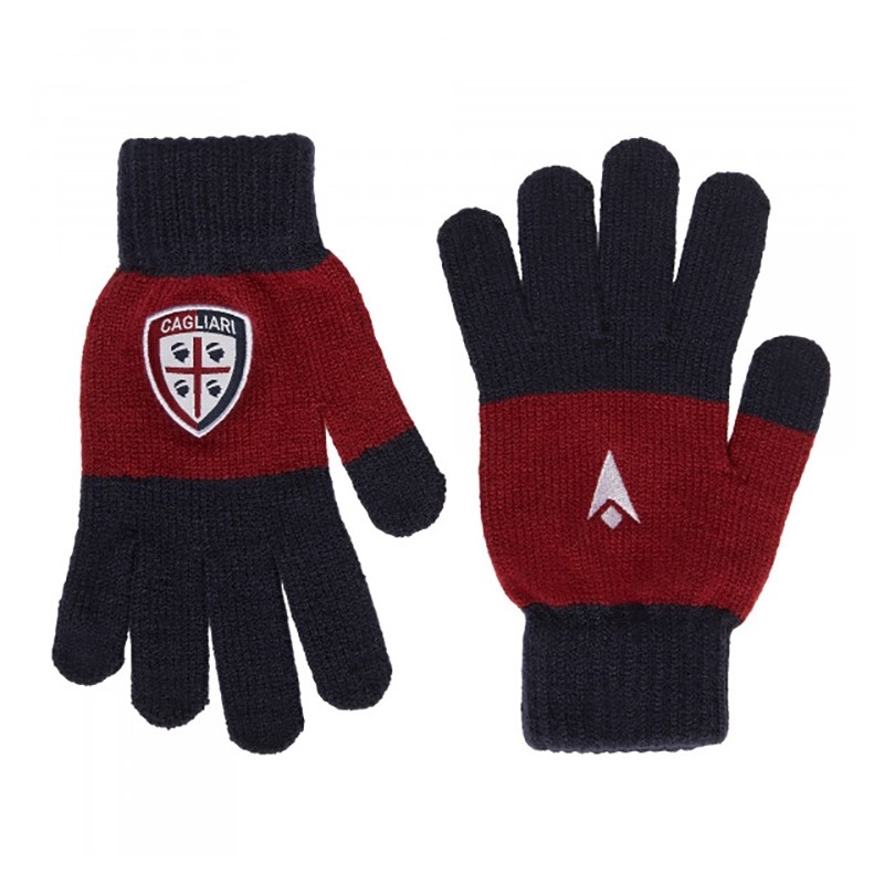 BOLOGNA GLOVES WOOL RED MACRON - 1