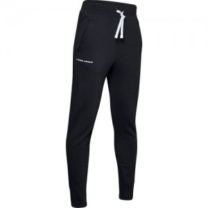 PANTALONI JOGGER NERI UNDER ARMOUR BAMBINO UNDER ARMOUR - 1