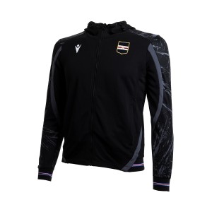 TUTA SAMPDORIA CON CAPPUCCIO BAMBINO 2021/2022 MACRON - 4